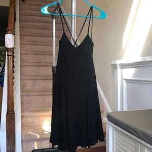 Forever 21 Black Crossback Dress